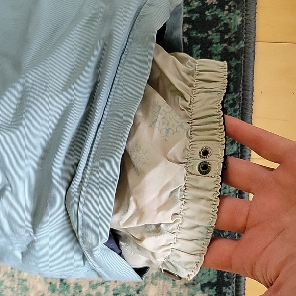 Powder Room Snowboard Pants - baby blue, women size M - Picture 3 of 6
